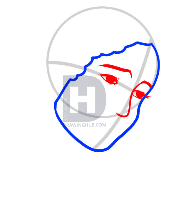 595x720 How To Draw Mary, Virgin Mary, Step