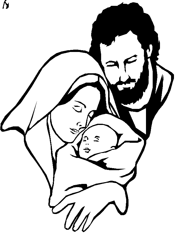 604x805 Huge Collection Of 'mary Joseph And Jesus Clipart' Download More