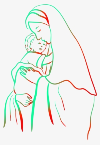 320x465 Mary And Jesus Png, Free Hd Mary And Jesus Transparent Image