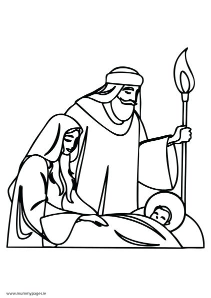 422x597 Jesus Mary Joseph And Baby