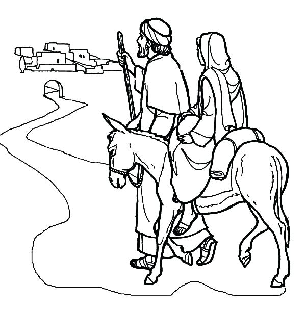 Mary And Joseph Drawing | Free download on ClipArtMag