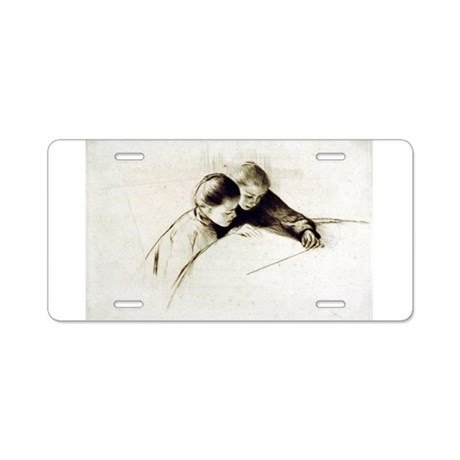 460x460 Mary Cassatt Aluminum License Plates