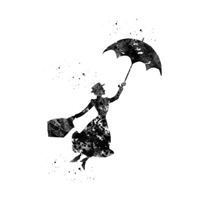 300x300 Mary Poppins Digital Art