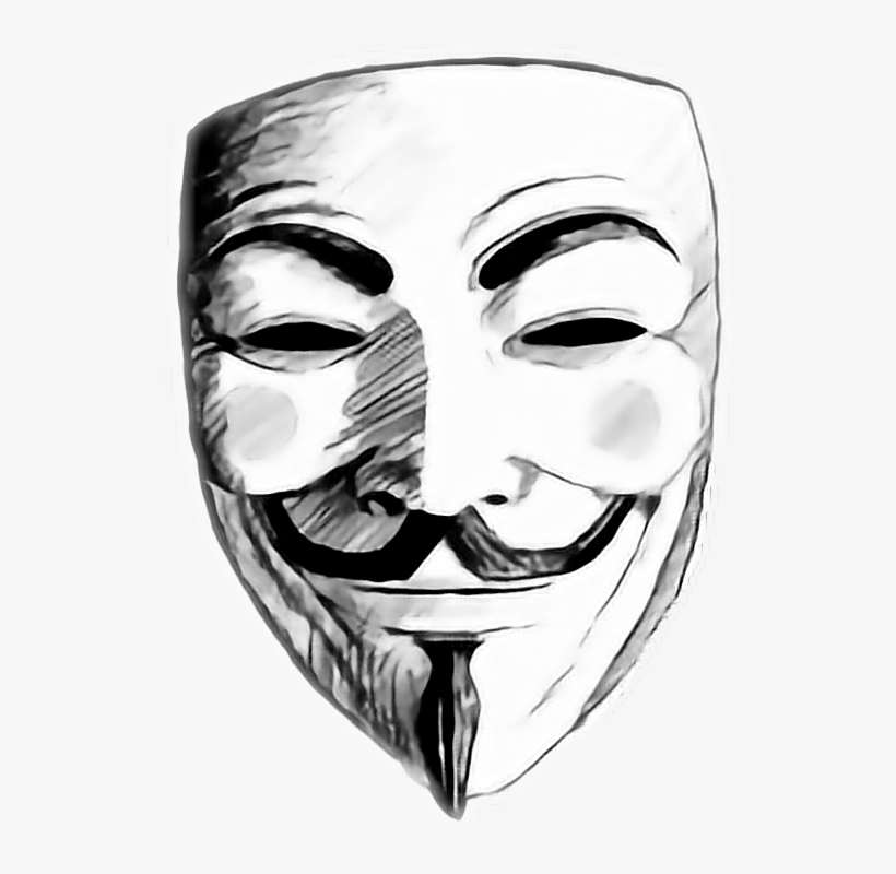 820x800 Picture Transparent Stock Anonymous Drawing Face