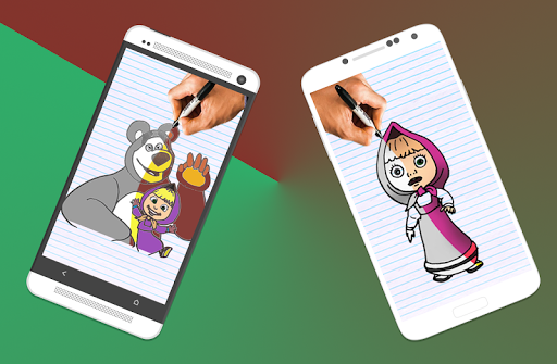 512x335 how to draw masha and the bear apk