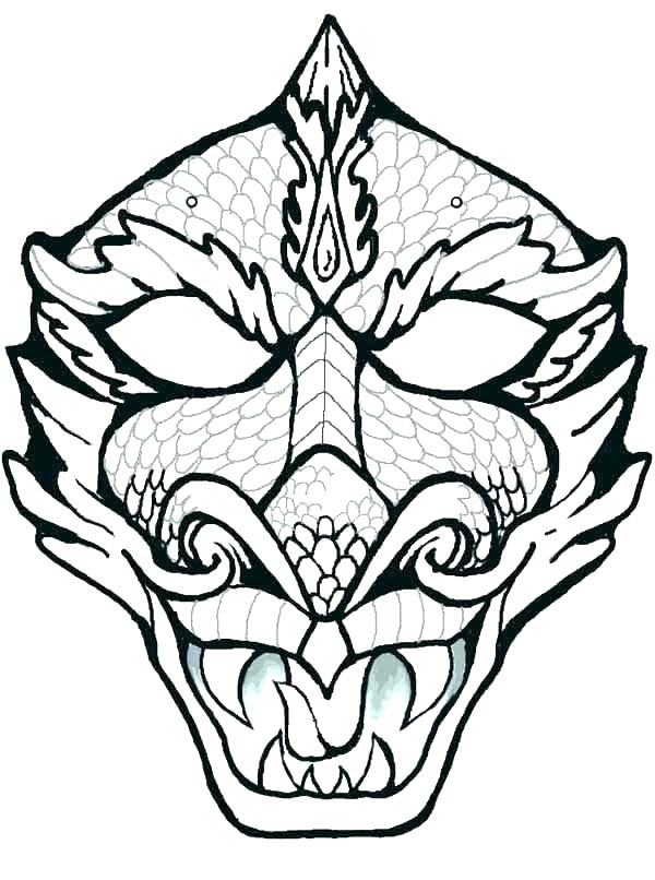 600x806 Tiki Mask Coloring Pages Mask Coloring Pages Masks Coloring Pages