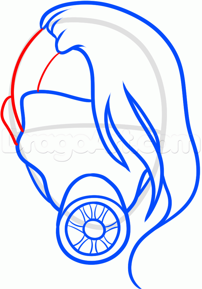 686x981 Draw A Gas Mask Tattoo, Step