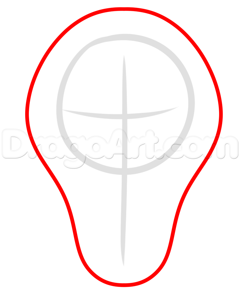 783x966 Drawing The Scream Mask Easy, Step