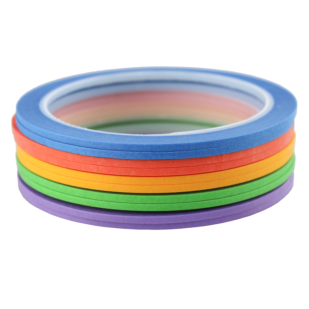 1000x1000 Colorful Paper Washi Masking Tape Sticker For Craft Diy Nail Arts