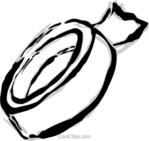 480x456 Masking Tape Royalty Free Vector Clip Art Illustration