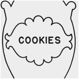 268x268 Cookie Jar Coloring