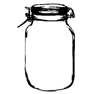 300x300 Drawing Of A Mason Jar