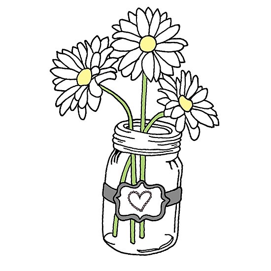 550x550 Mason Jar With Sunflowers Photographic Print