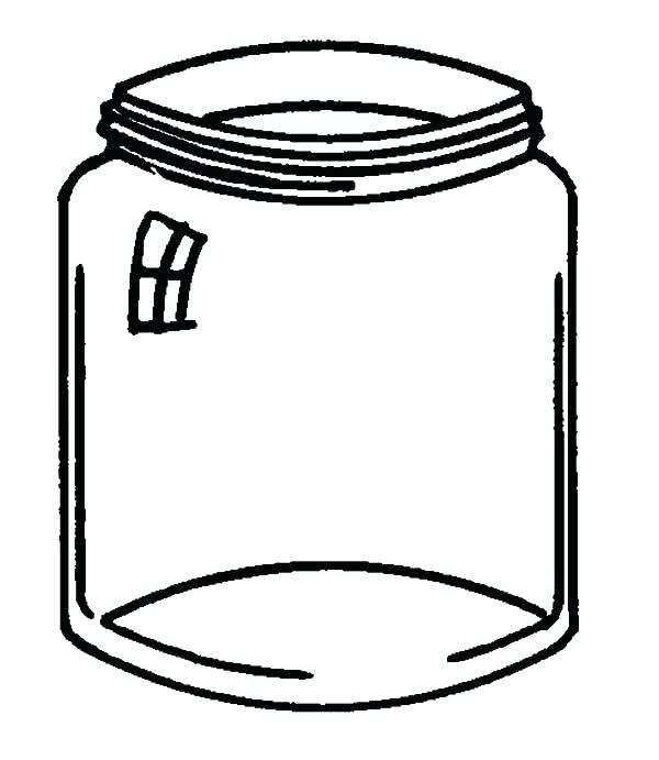 600x691 Printable Mason Jar Coloring