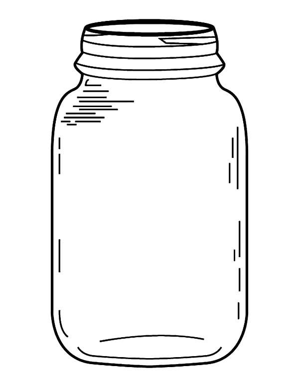 600x777 Mason Jar Coloring