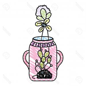 300x300 Photostock Vector Mason Jars Set Collection Hand Drawn Vector