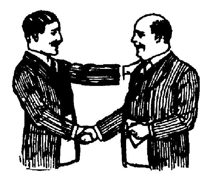 689x590 Handshake Drawing Brotherly For Free Download