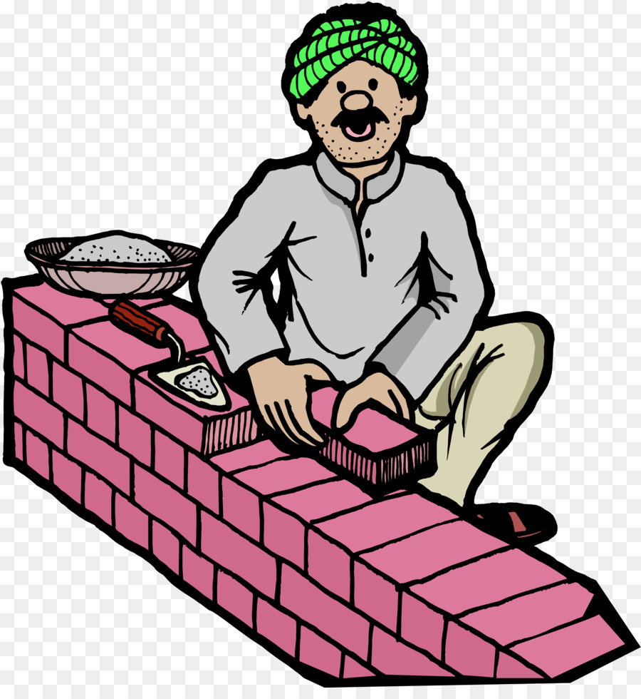 900x980 Wall Construction Worker Bricklayer Clip Art Masonry