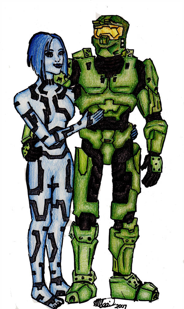 600x1009 Master Chief And Cortana