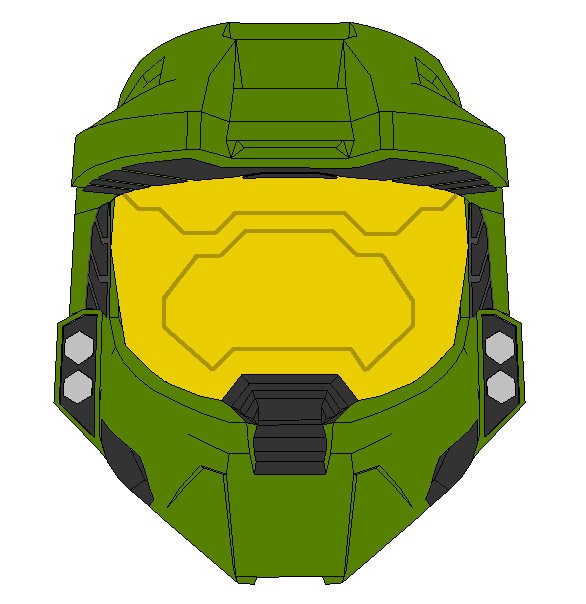 586x604 Halo Spartan Helmet Drawings