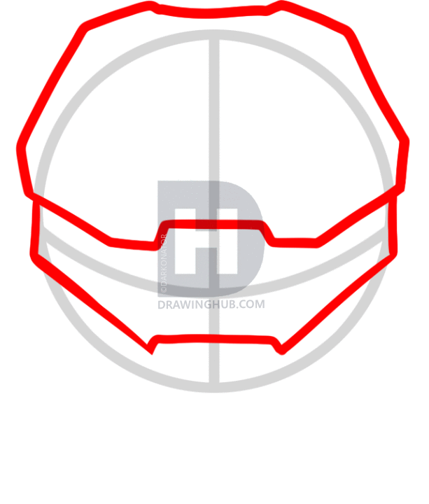 613x720 How To Draw Master Chief Easy, Halo, Step