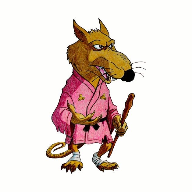 Master Splinter Drawing Free download on ClipArtMag