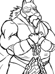 186x250 Comic Commission Elek Vs Master Splinter Weasyl