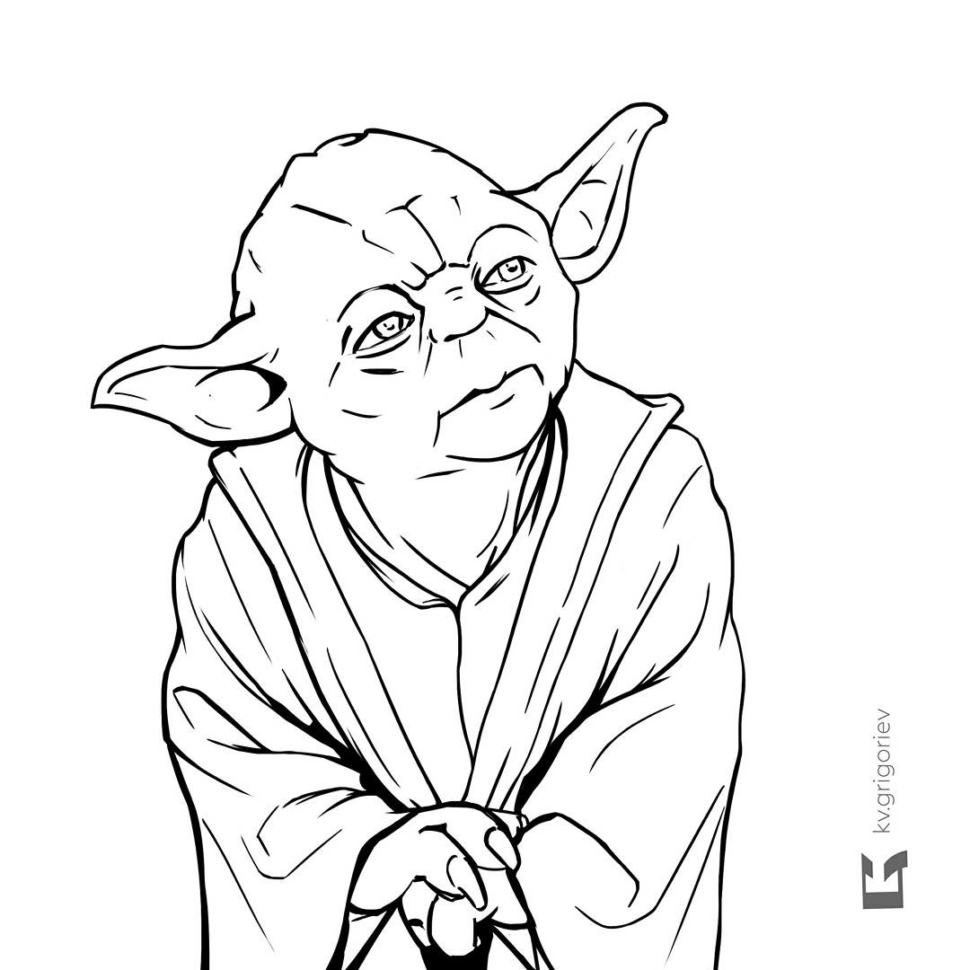 Master Yoda Drawing | Free download on ClipArtMag