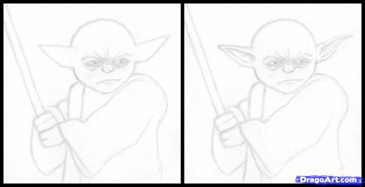 520x267 Learn How To Draw Master Yoda, Star Wars, Star Wars Characters