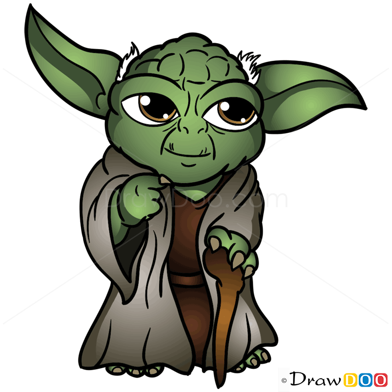 800x800 How To Draw Yoda, Chibi Star Wars Craft Ideas In Star