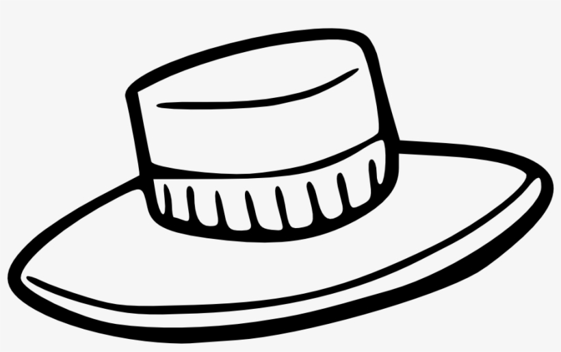 820x514 Hat Line Drawing At Getdrawings