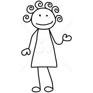 300x300 Family Member Mix N Match Stick Figures Clip Art Stick Fig