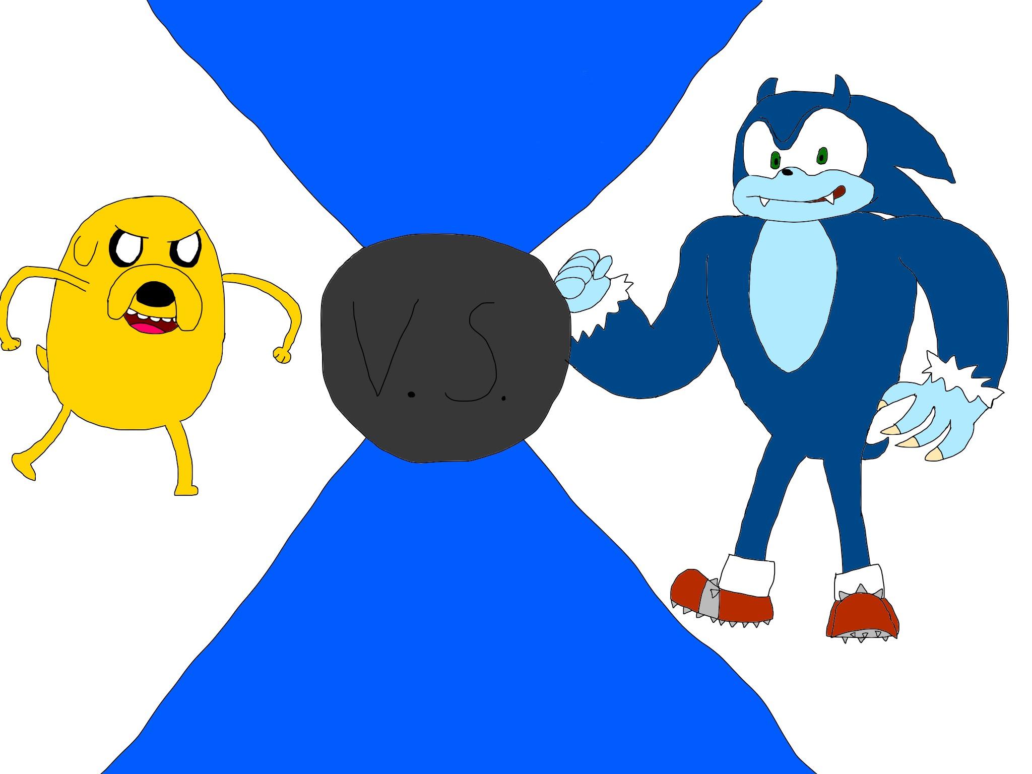 2048x1536 shitty digital drawing of a match up i thought of adventuretime