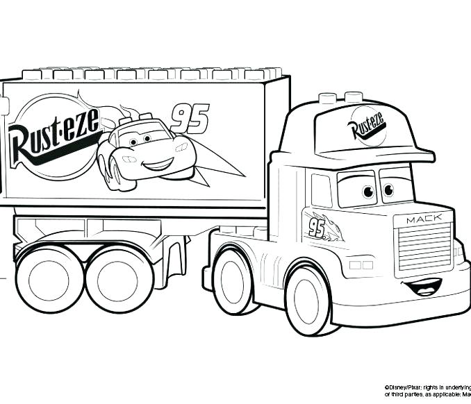 678x582 Disney Cars Coloring Pages Free Printable For Online Halloween
