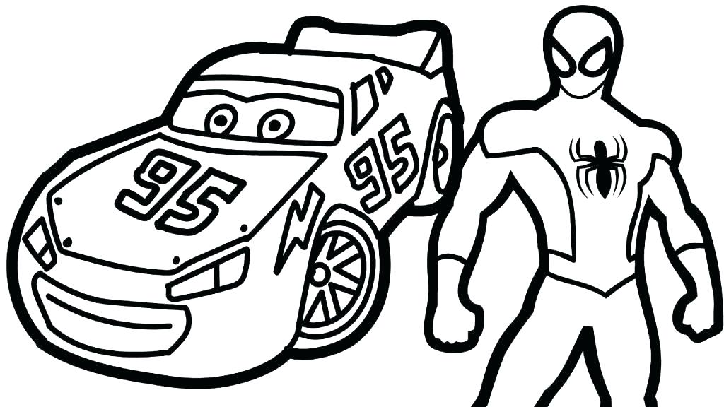 1024x576 Coloring Pages Lightning Mcqueen Print