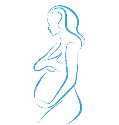 380x400 pregnant woman vector image on in pewter woman drawing