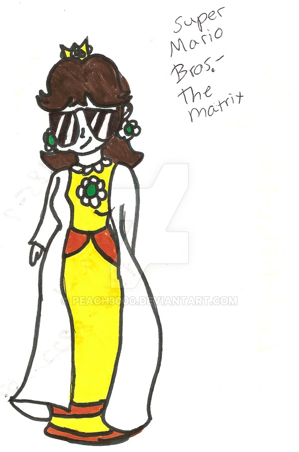 600x906 princess daisy matrix style
