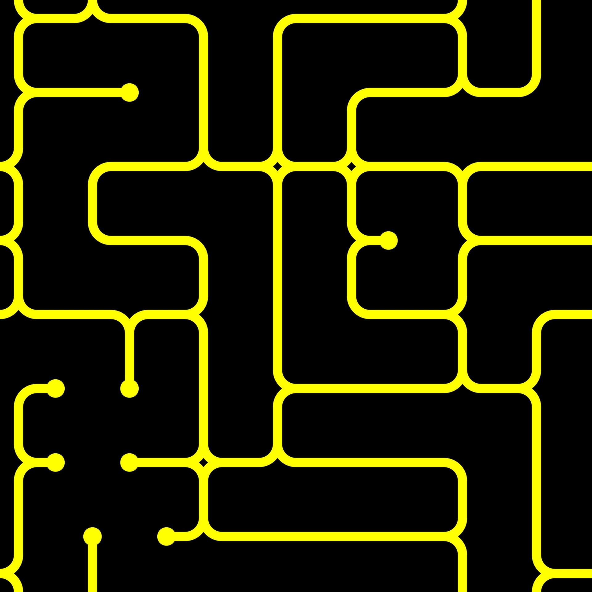 1920x1920 yellow, matrix, background, texture, geometric