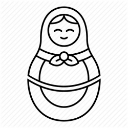 250x250 Russia Drawing Doll, Picture