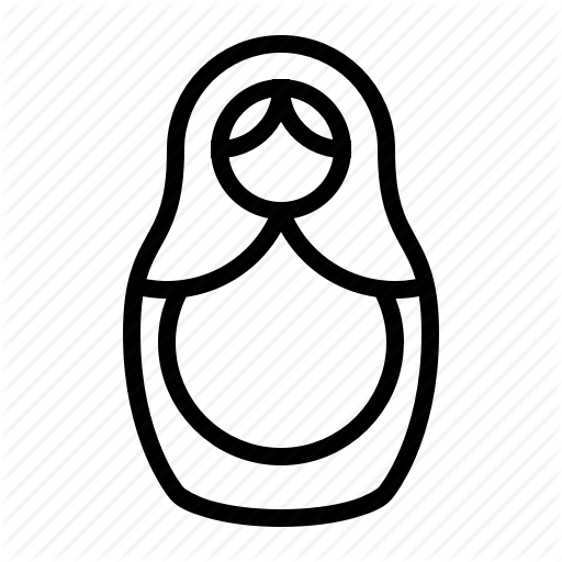 512x512 Russia Drawing Doll Transparent Png Clipart Free Download