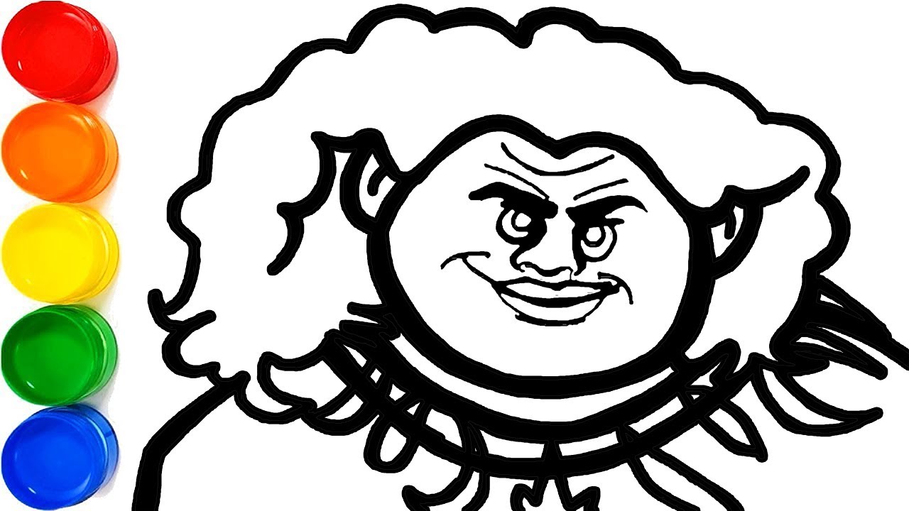 1280x720 maui glitter necklace coloring learn characters with disney