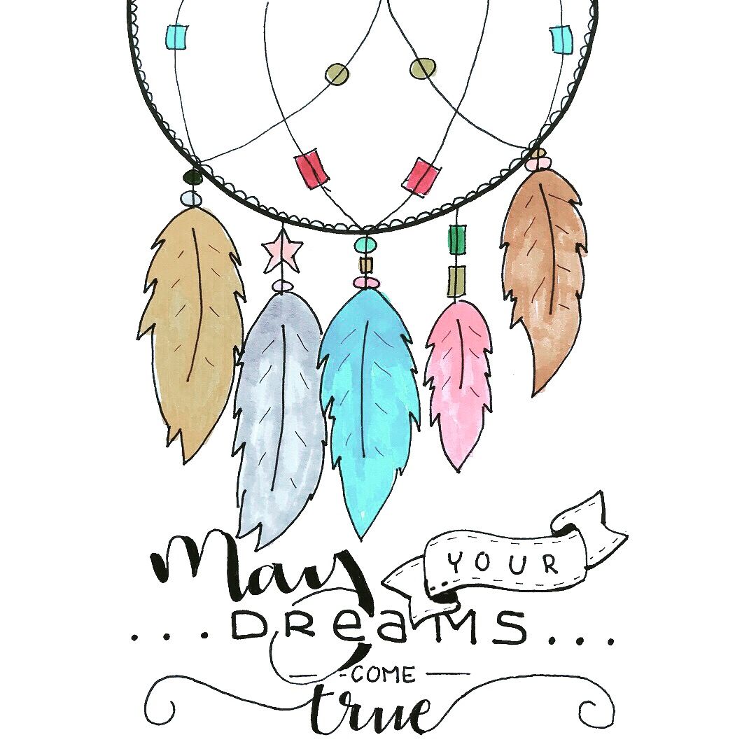 1080x1080 May Your Dreams Come True Art Reference Bullet Journal Quotes