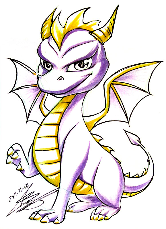 579x800 Spyro The Dragon Drawings