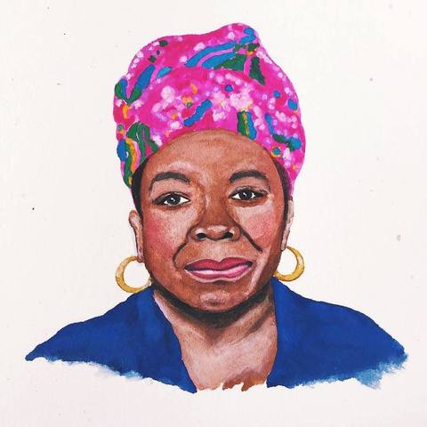 Maya Angelou Drawing | Free download on ClipArtMag