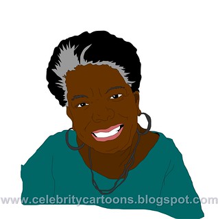 318x320 Dr Maya Angelou Cartoon Dr Maya Angelou Cartoon