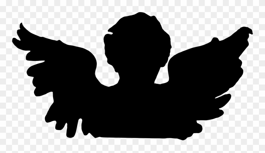 880x507 Cherub Silhouette Angel Drawing Statue