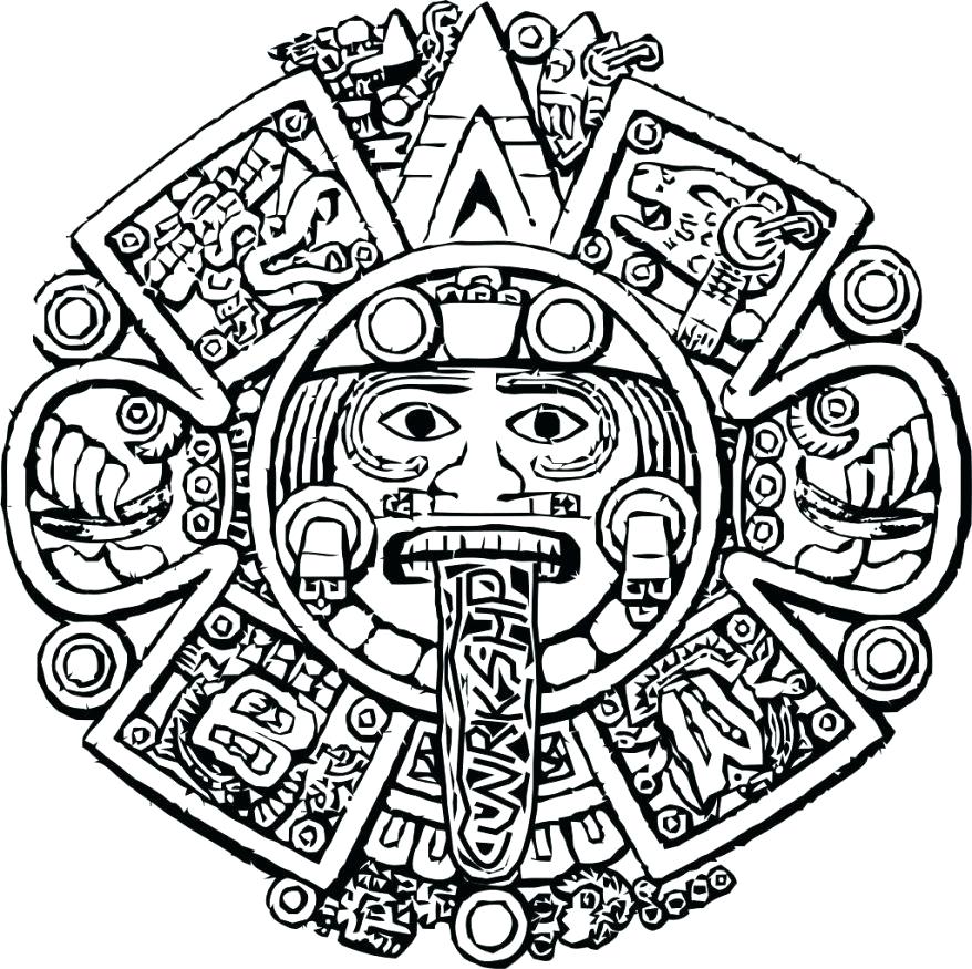 Mayan Calendar Drawing