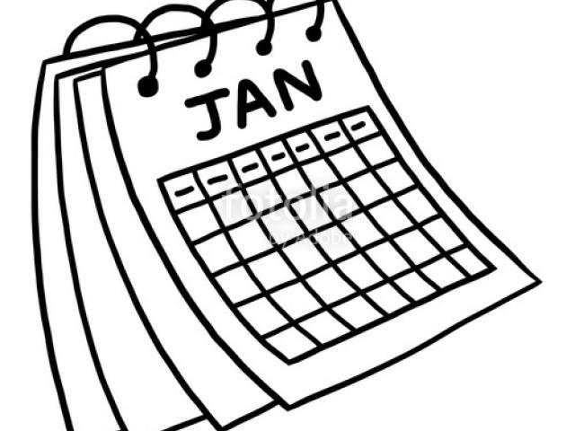 640x480 Drawn Calendar