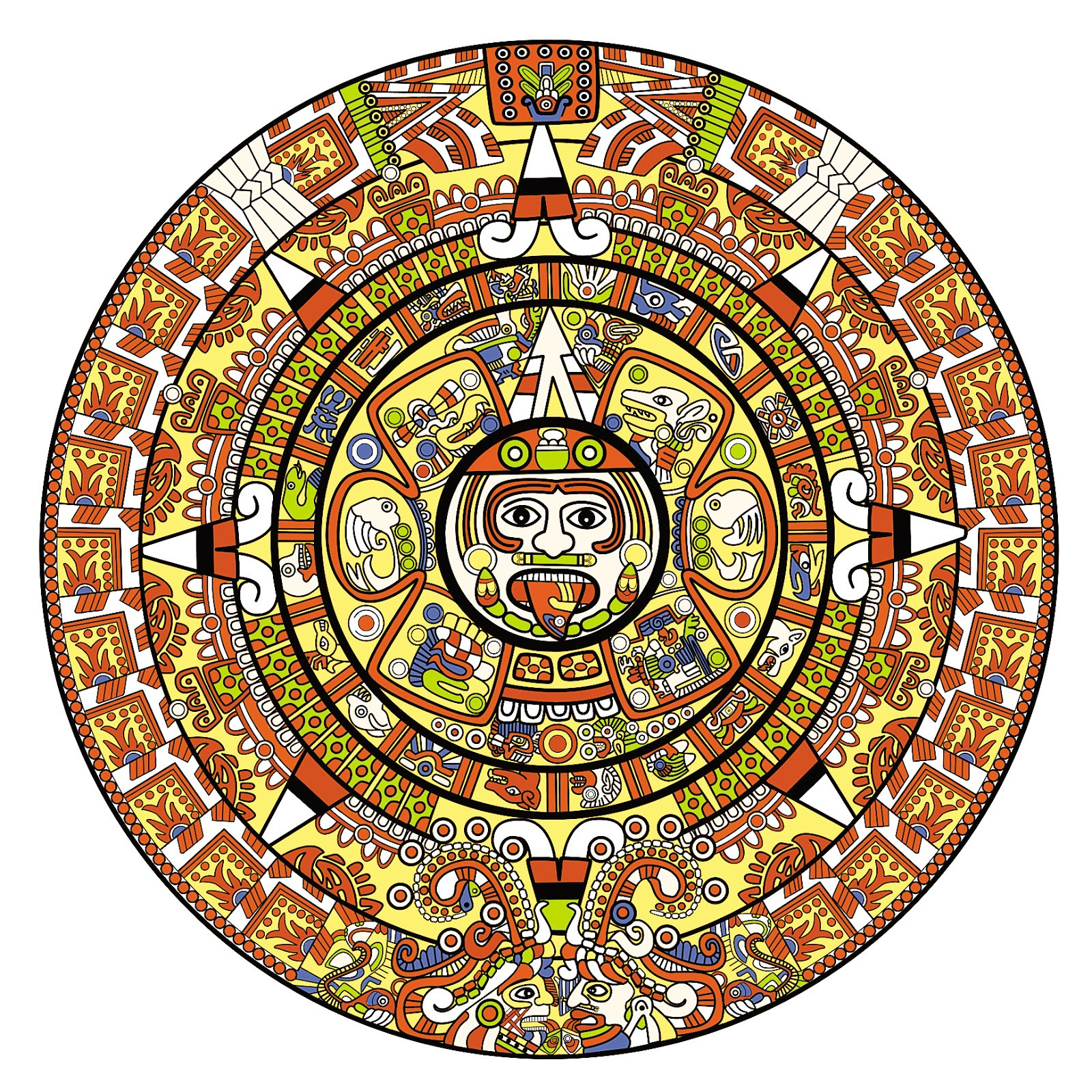 Mayan Calendar Drawing Free download on ClipArtMag