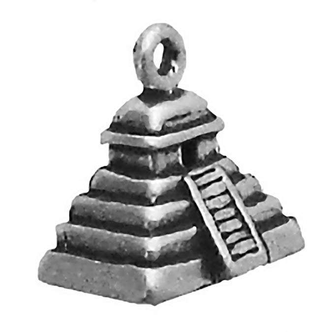 675x675 Corinna Maria Sterling Silver Mayan Pyramid Charm